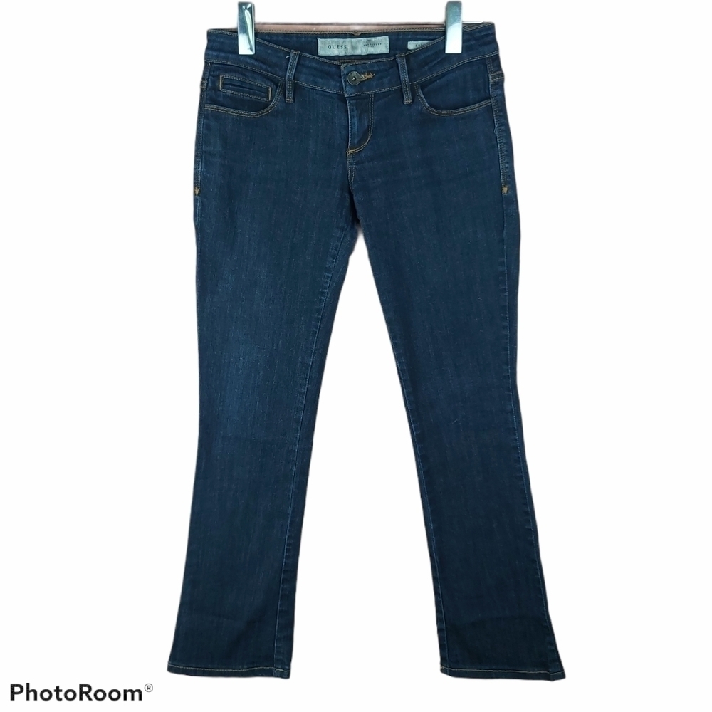 GUESS boot ultra low jeans size 26 Y2K